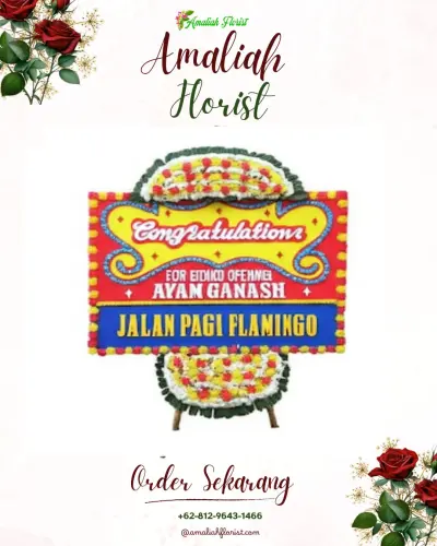 Bunga Papan Congratulation di Setiawargi